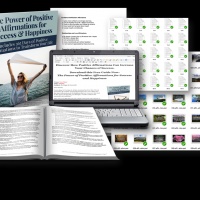 The Power of Positive Affirmations with Report with 365 Affirmations, Opt-in Page, Ecover Graphics, 30 Emails and 30 Social Media Graphics
