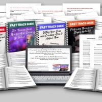Get Motivated & Achieve Your Goals 4 Week Ecourse with 4 Guides, 4 Worksheets, 4 Checklists, 4 Ecover Sets, Delivery Emails and Opt-In Page