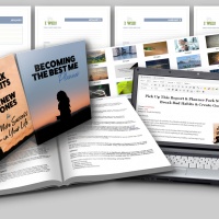 101 Ways to Break Bad Habits Report, Planner, Opt-in Page, 2 Ecover Sets and Graphics