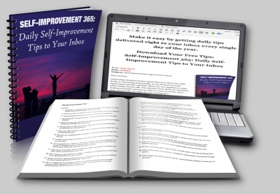 365 Self-Improvement Tips, Opt-In Page and Ecovers