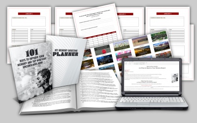 101  Ways to Improve Your Memory Report and Planner Pack with Opt-in Page and 2 Ecover Sets