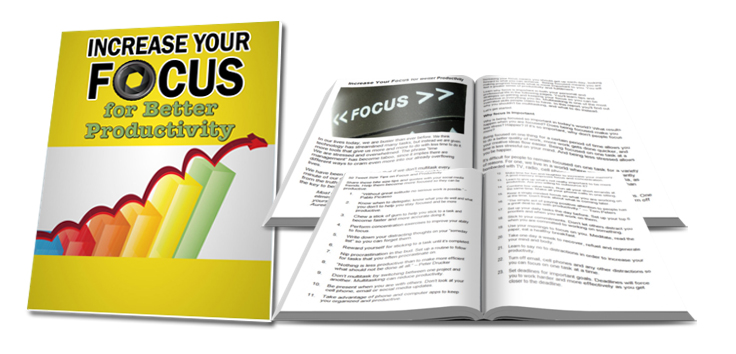 Focus for Productivity Done-for-You Content Package - It's Free! 