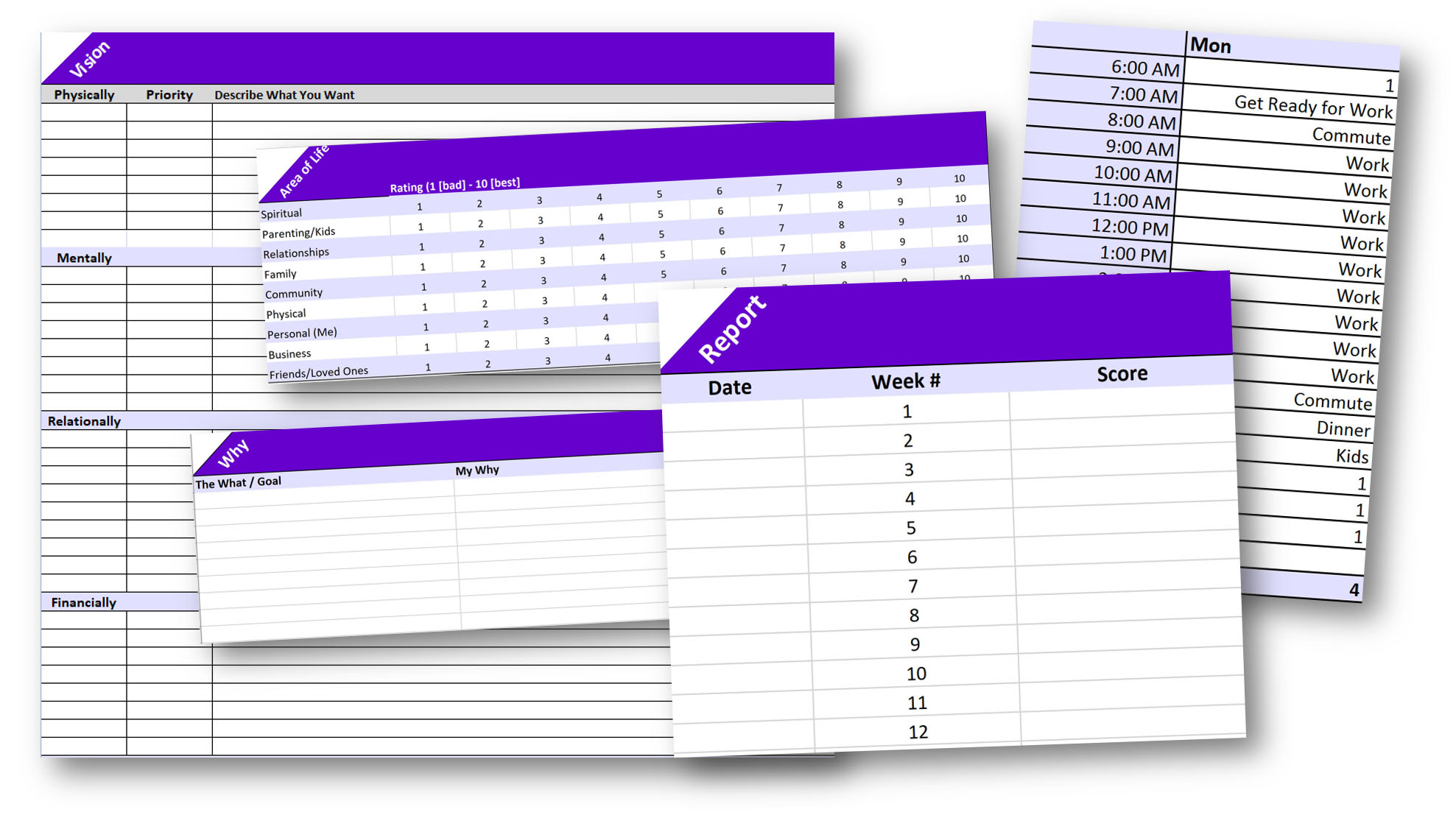 4X System Master Worksheet