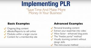 How to Use PLR Ideas