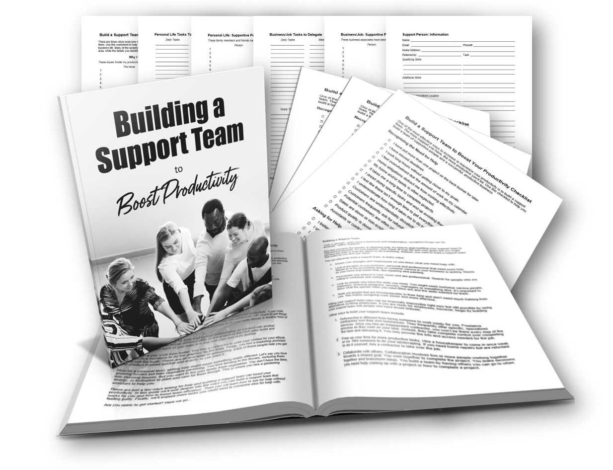 Building a Support Team for Better Productivity PLR Report