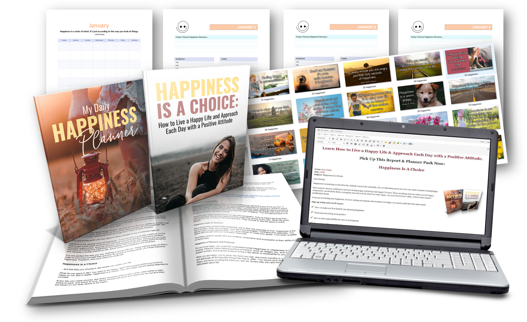 Happiness is a Choice PLR Pack