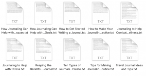 Free 10-Pack of Journaling Articles