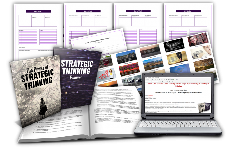Strategic Thinking Report + Planner Pack