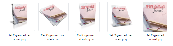 Get Organized Journal Ecovers