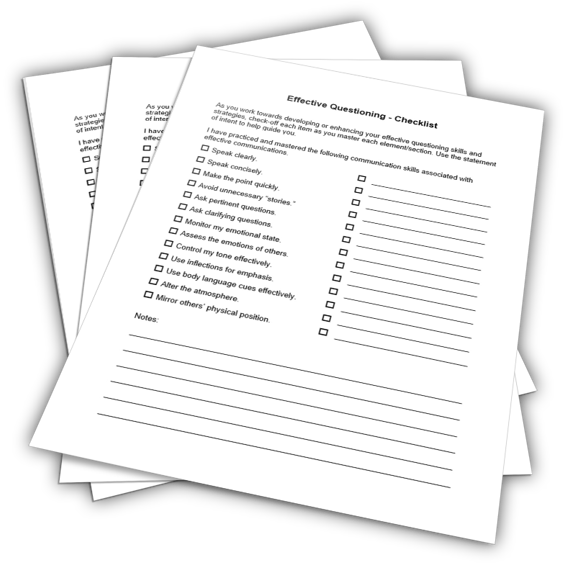4 effective questioning checklist