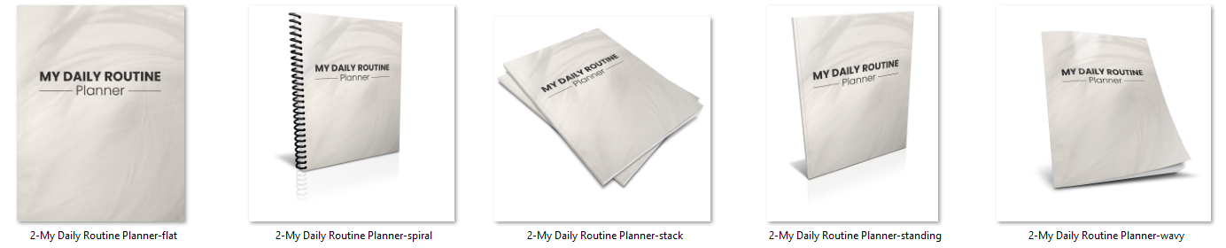 Daily Routine Planner Ecovers