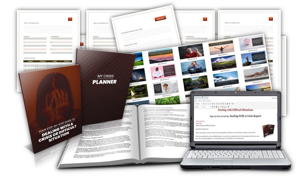 Dealing with a Crisis PLR Planner Pack