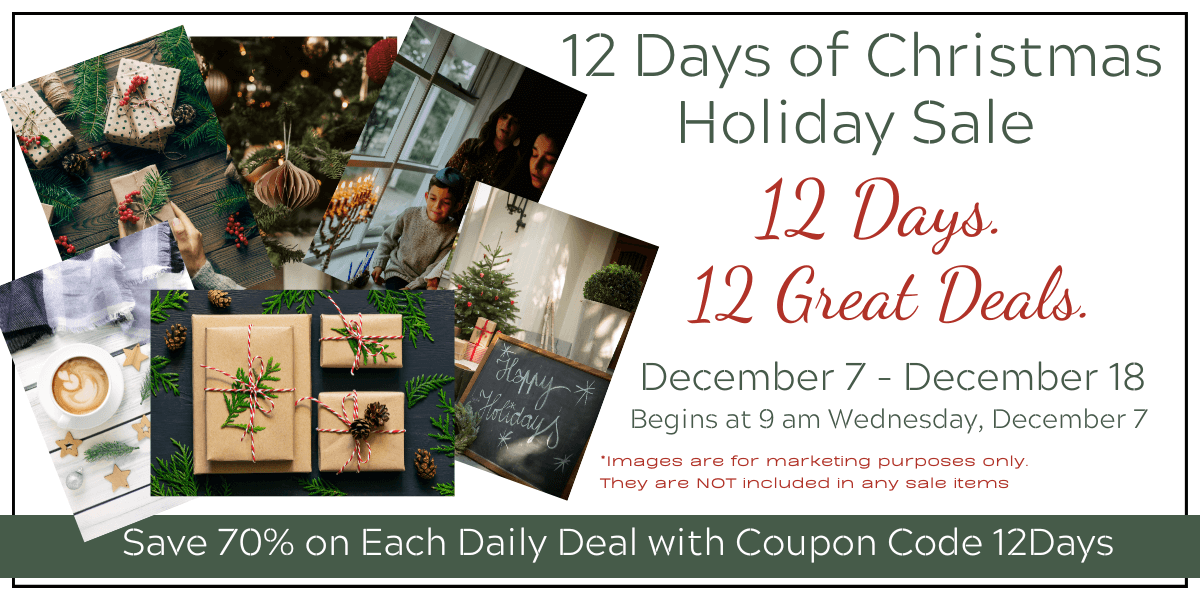 Publish for Prosperity 12 Days of Christmas Holiday Sale