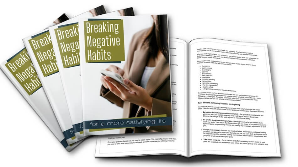Breaking Negative Habits report marketing image