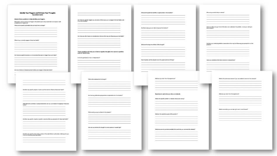 Reinventing Yourself 4-part PLR ecourse worksheets