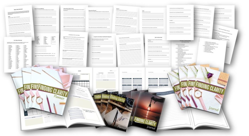 Finding Clarity Planner and Journal Pack PLR