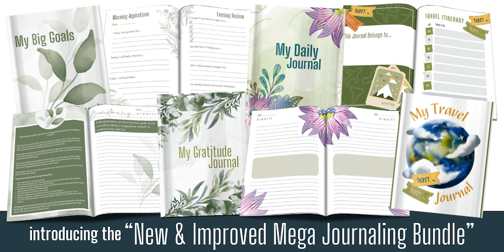 Mega Journaling PLR Bundle marketing image