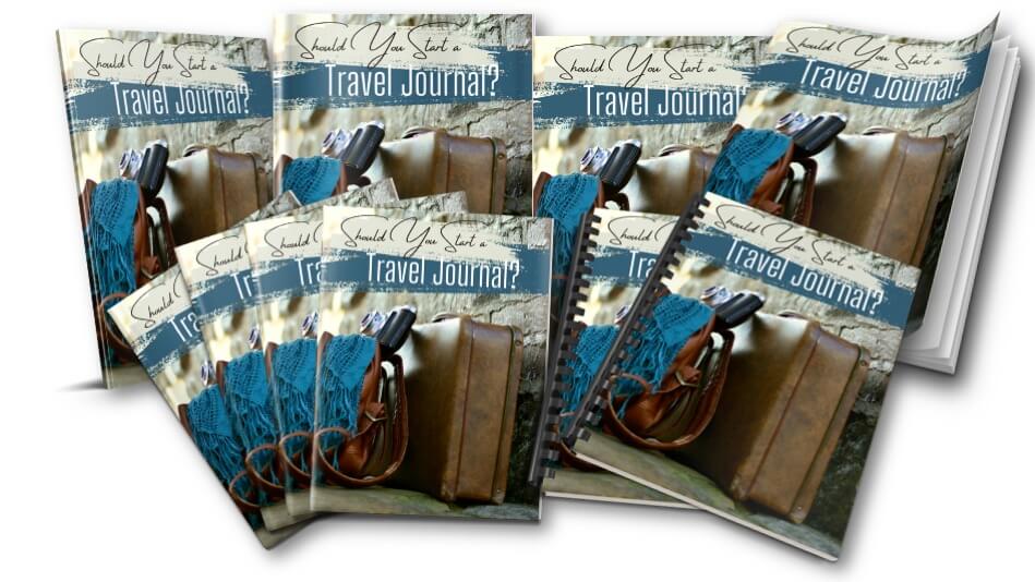 Travel Journal PLR Journal short report - marketing image