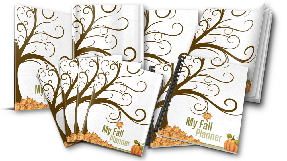Year of Journaling PLR bundle Fall Planner eCover composite marketing image