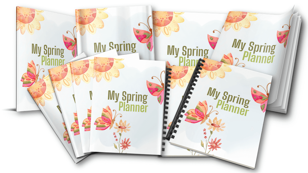 Year of Journaling PLR bundle Spring Planner eCovers marketing image
