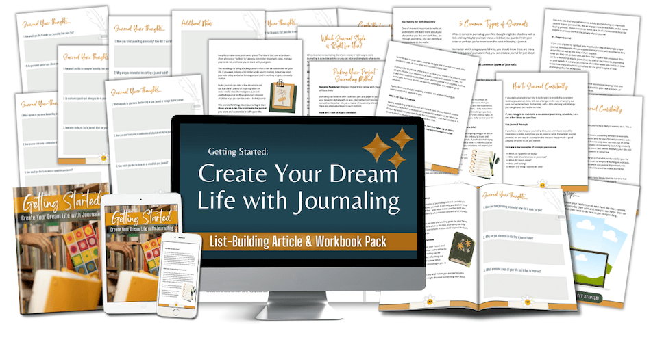 Getting Started! Create Your Dream Life with Journaling
