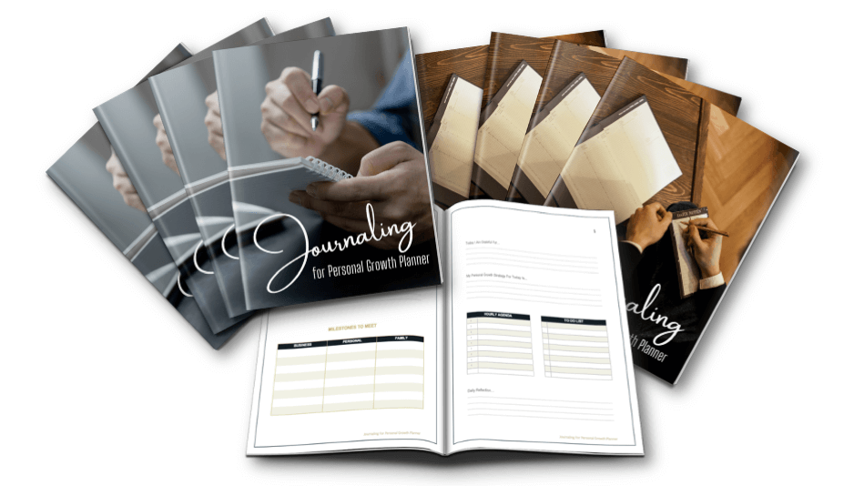 Journaling as a Daily Practice Planner Interior View Marketing Image