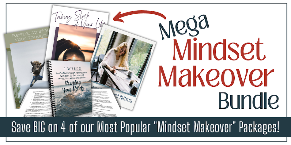 Mega Mindset Makeover Bundle marketing composite image