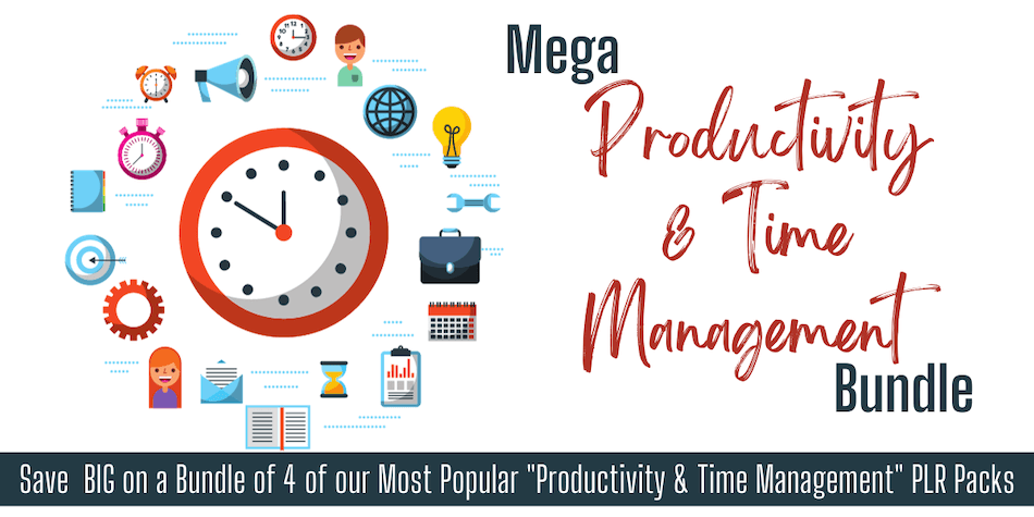 Mega Productivity and Time Management Bundle Marketing image