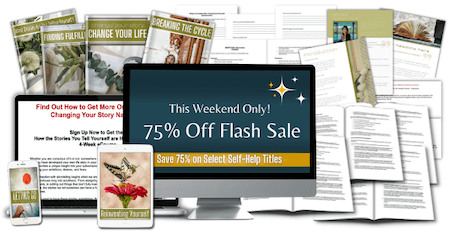 75% Off Flash Sale eCourses & Challenges -small marketing image