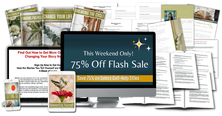 75% Off Flash Sale eCourses & Challenges marketing image 