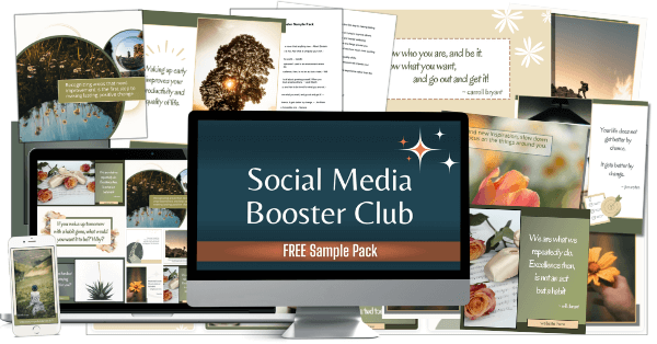 Free Sample - Social Media Booster Club - small marketing mockup image